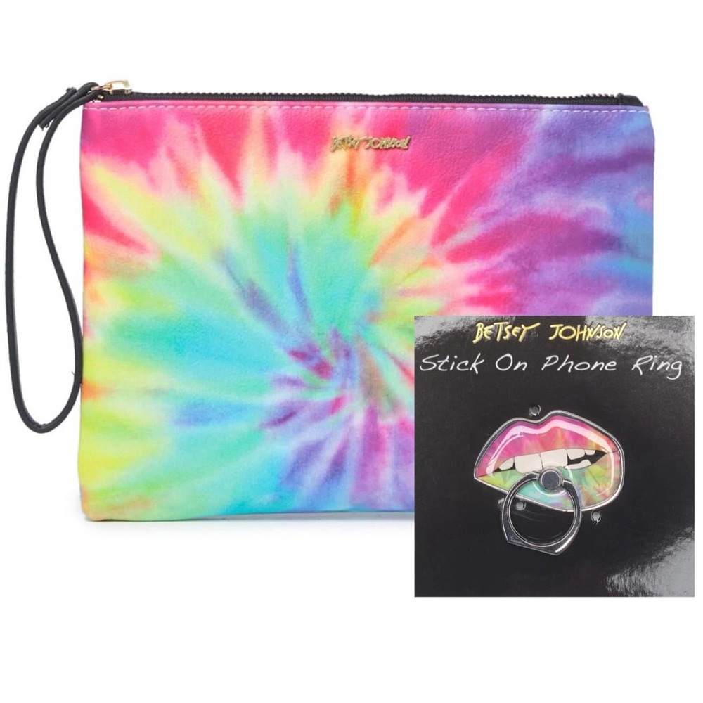 Betsey Johnson Phone A Friend Wristlet